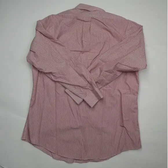 NEW Brooks Brothers Regent Dress Shirt, red stripe, Size 16 1/2 34 - Picture 2 of 2